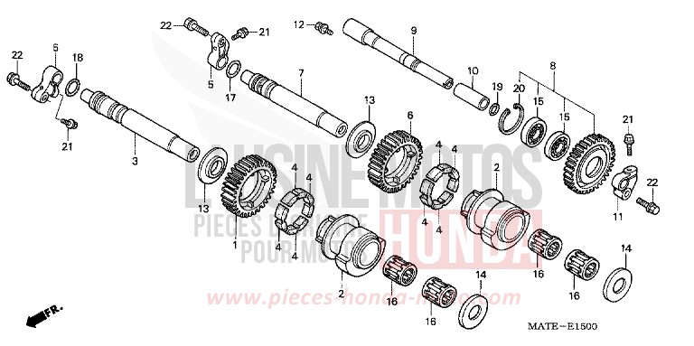 BALANCER for Super Blackbird ACCURATE SILVER METALLIC (NH146E) from 2005